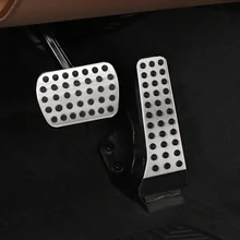 2 шт. автомобильные газовые тормозные педали Нескользящая Накладка для Mercedes benz C GLC E класс W205 X253 W213