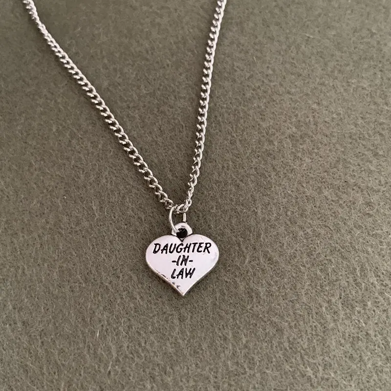 daughter in law heart necklace