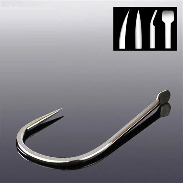 500pcs non-barb New Kanto Barbless Hooks Bulk Hook Fishing