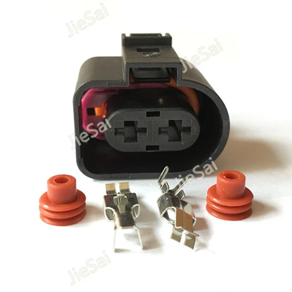 

2 Pin Automotive Sealed Fuel Injection Connector Waterproof Female 1JO 973 752 / 1J0973752 For VW Toyota Honda Hyundai Elantra