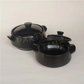 

1.6L/2.2L Good Quality Heat-resistant Ceramic Cooking Pot Non-stick clay pot