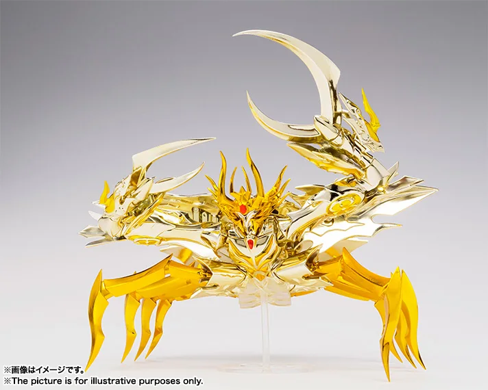 Новая модель игрушек Святой Сейя Ткань Миф Золотая душа золота Рак Deathmask фигурка игрушка Bandai коллекционер