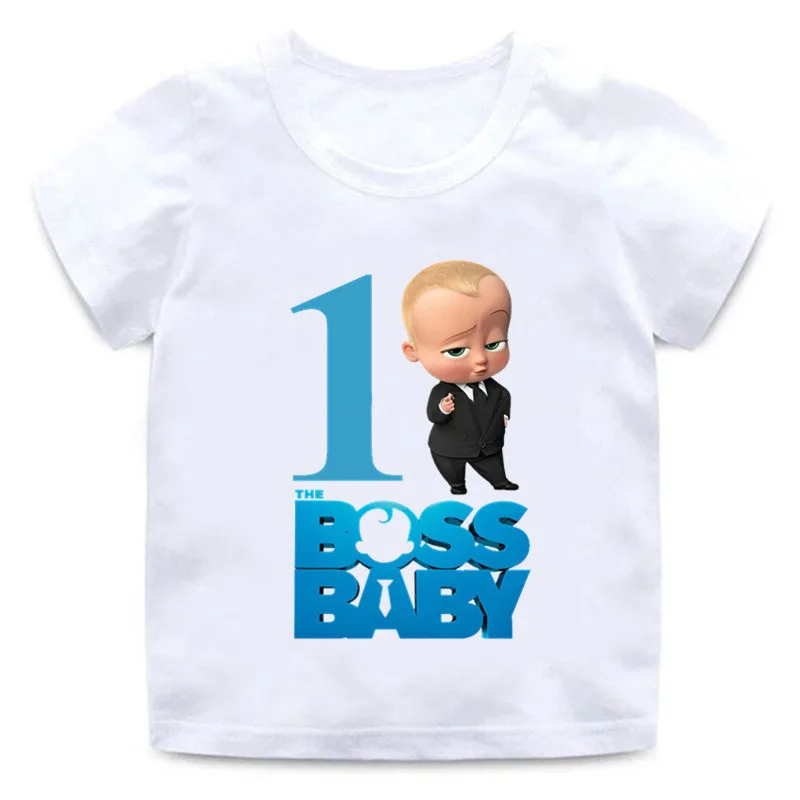 2021 Summer Kids t shirts Baby Boy Boss 