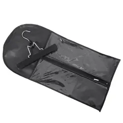 Молния парик мешок 3 комплекта (3 сумки + 3 вешалки) черный волос расширение Перевозчик хранения Чемодан мешок Пыленепроницаемый Чехол для