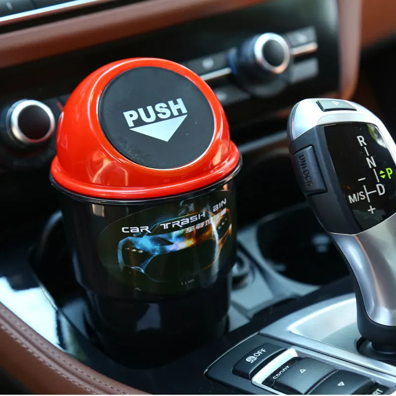 

NEW car garbage can Car Trash Can Garbage Dust Case Holder Bin car-styling