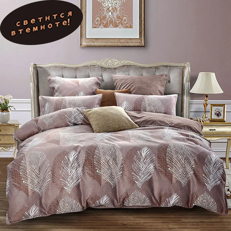  Alanna queen bedding set Luminous comforter euro pastel sheets bed sheet king size double bedspread
