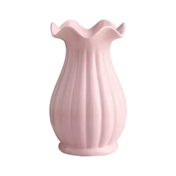 

Ceramic Flower Vase Art Sculpture Flower Holder Lovely Jardiniere Home Decoration Ceramic Vase R1051