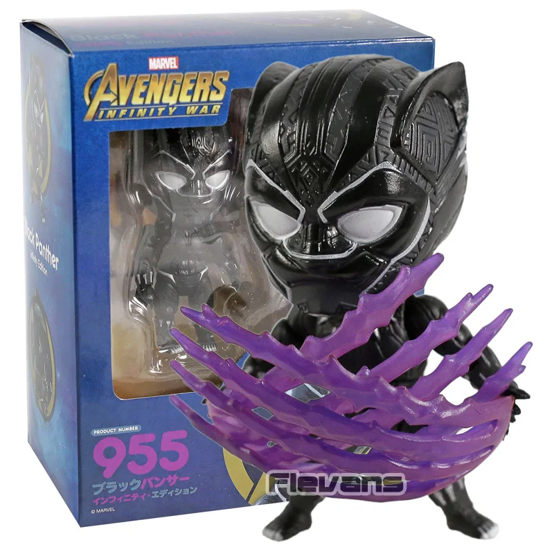 

Nendoroid 955 Black Panther Avengers Infinity War PVC Action Figure Collectible Model Toy