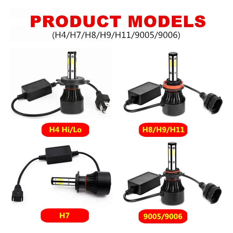 INLONG H11 9005 светодиодсветодиодный фары Canbus H4 H7 LED 9006 HB4 H8 H9 автомобильные передние s