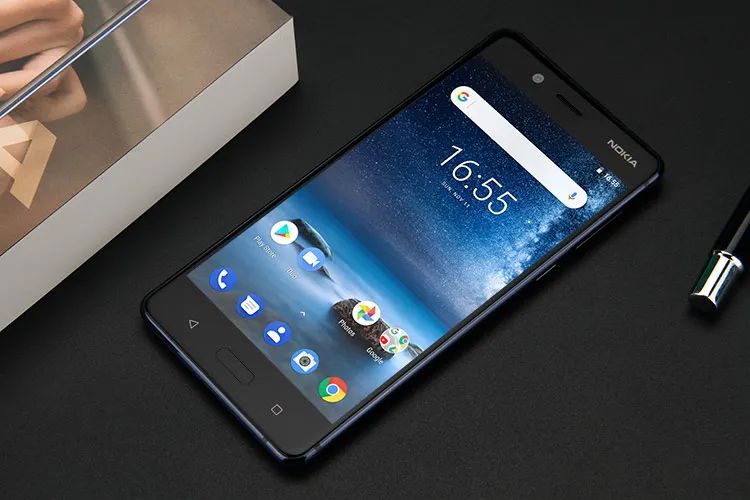 NOKIA 8 TA-1012 6GB RAM 128GB ROM Qualcomm Snapdragon 835 2.5GHz Octa Core 5.3 Inch 2.5D IPS Corning Gorilla Glass 5 2K Screen Dual Camera Android 8.1 4G LTE Smartphone