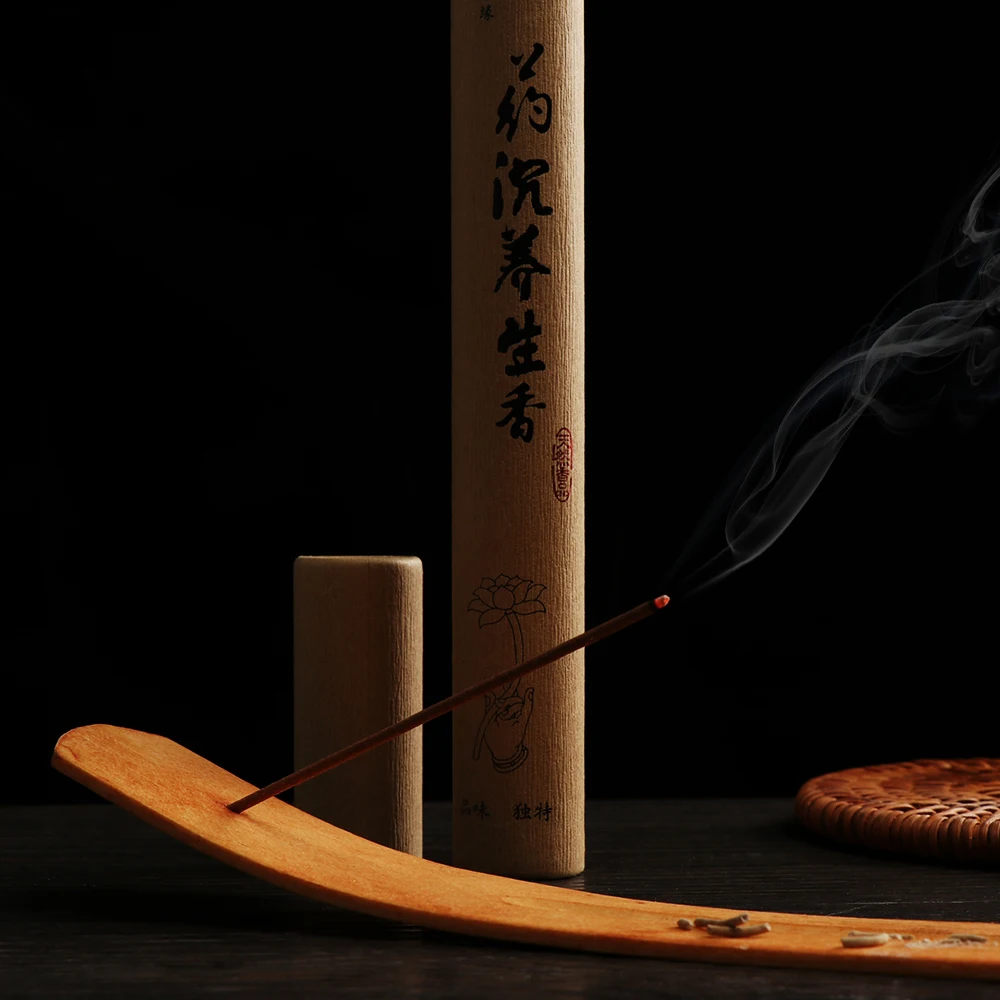 1pcs wooden stick incense burner Natural Plain Wooden Incense Board