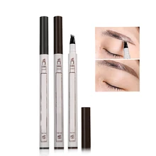 Мода для бровей Водонепроницаемый Татуировки Ручка Макияж Ink Sketch вилка Совет запатентованная Make Up Tool