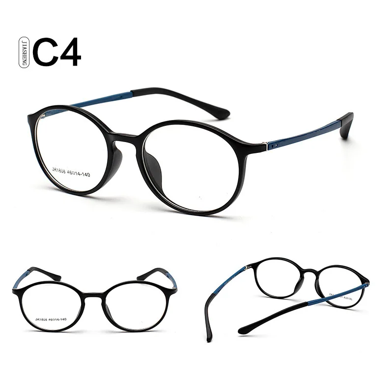 TR90 оправы для очков по рецепту, Мужские Простые зеркальные ультра-светильник, вольфрамовые очки для близорукости, оправа oculos de grau redondo