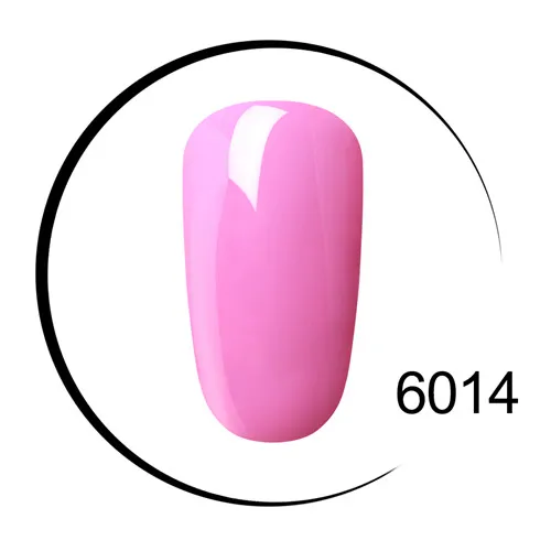 Elite99 одношаговый Цветной Гель-лак чистый цвет белый дизайн ногтей супер качество отмачиваемый Светодиодный УФ-гель без запаха - Цвет: 6014