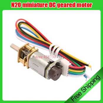 

N20 miniature DC gear motor Smart car Encoder gear motor GA12-N20 gear motor 3V 6V 12V