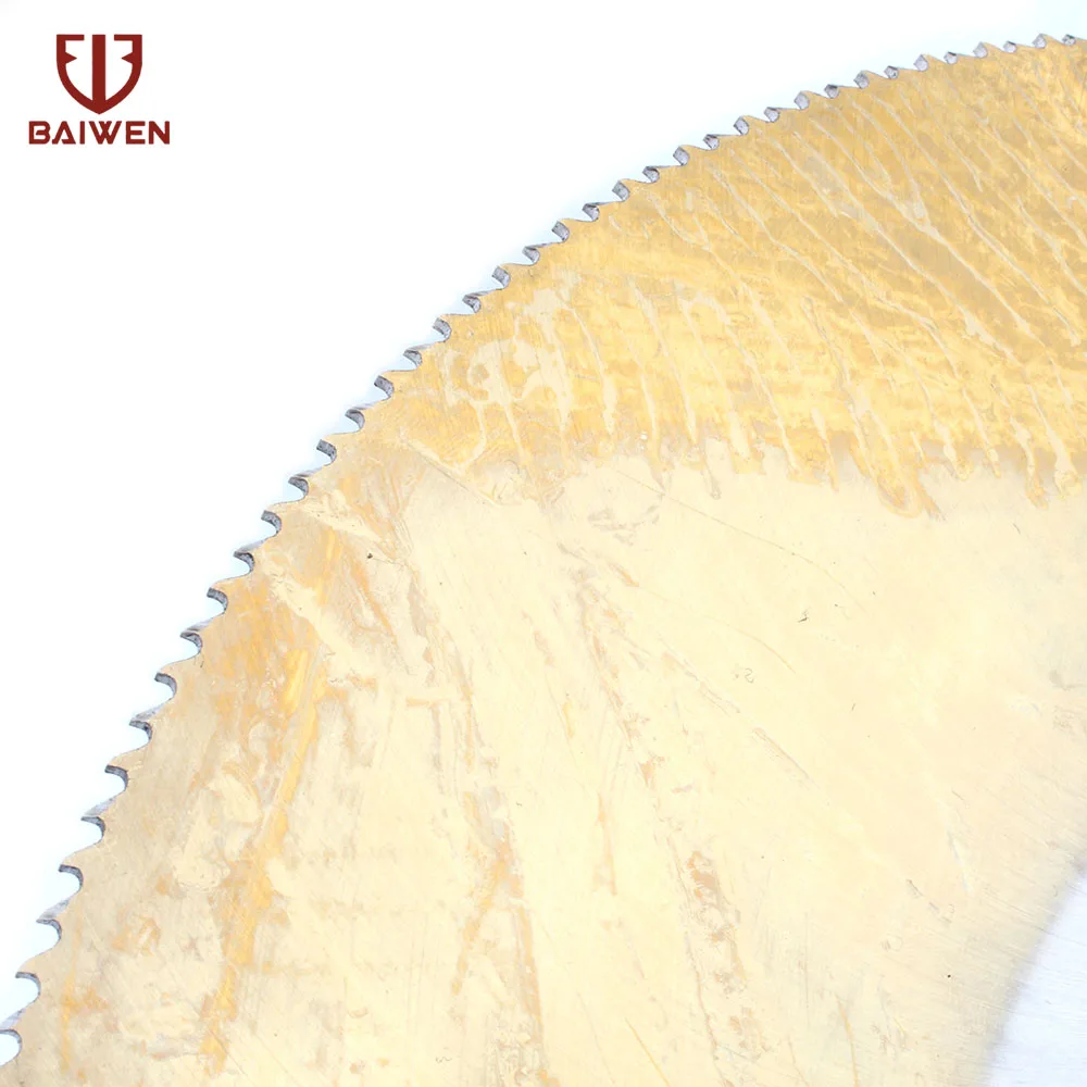 HSS Circular Saw Blade 10" Cutting Disc for Metal Copper Iron Stainless Steel Pipe Bar 250*1.2*32mm   M2 Yellow 1Pc