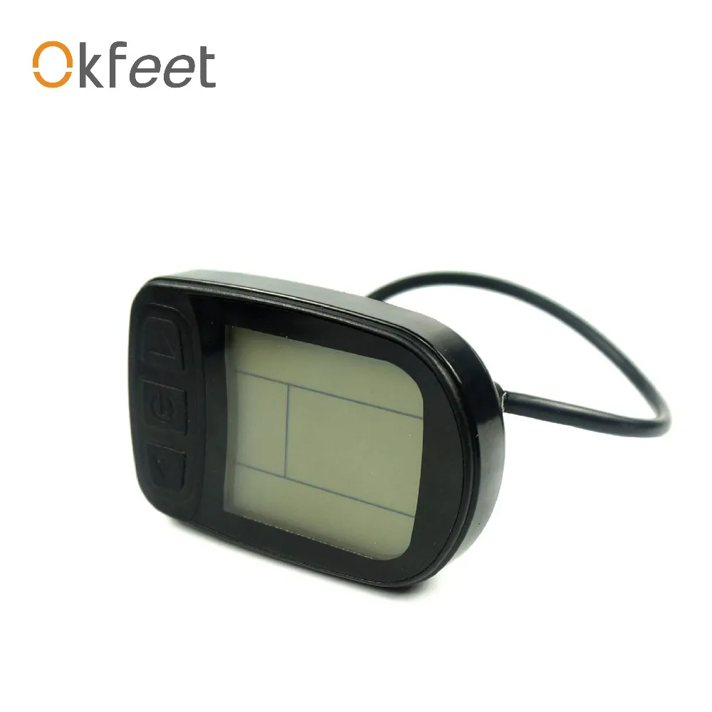 Top okfeet Ebike Kunteng Intelligent KT LCD5  Control Panel Display Electric Bicycle Bike Parts KT 0