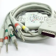GE Marquette MAC1200/1200ST ECG machine patient cable , one piece ten lead cable with leadwire