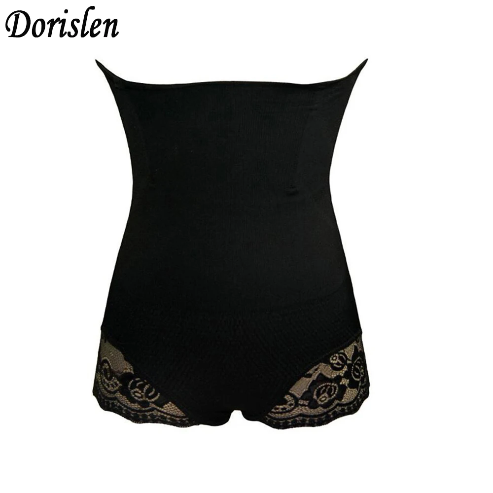 Dorislen High Waist 4 Steel Bone Corset Lace Butt Lifter Panty Women