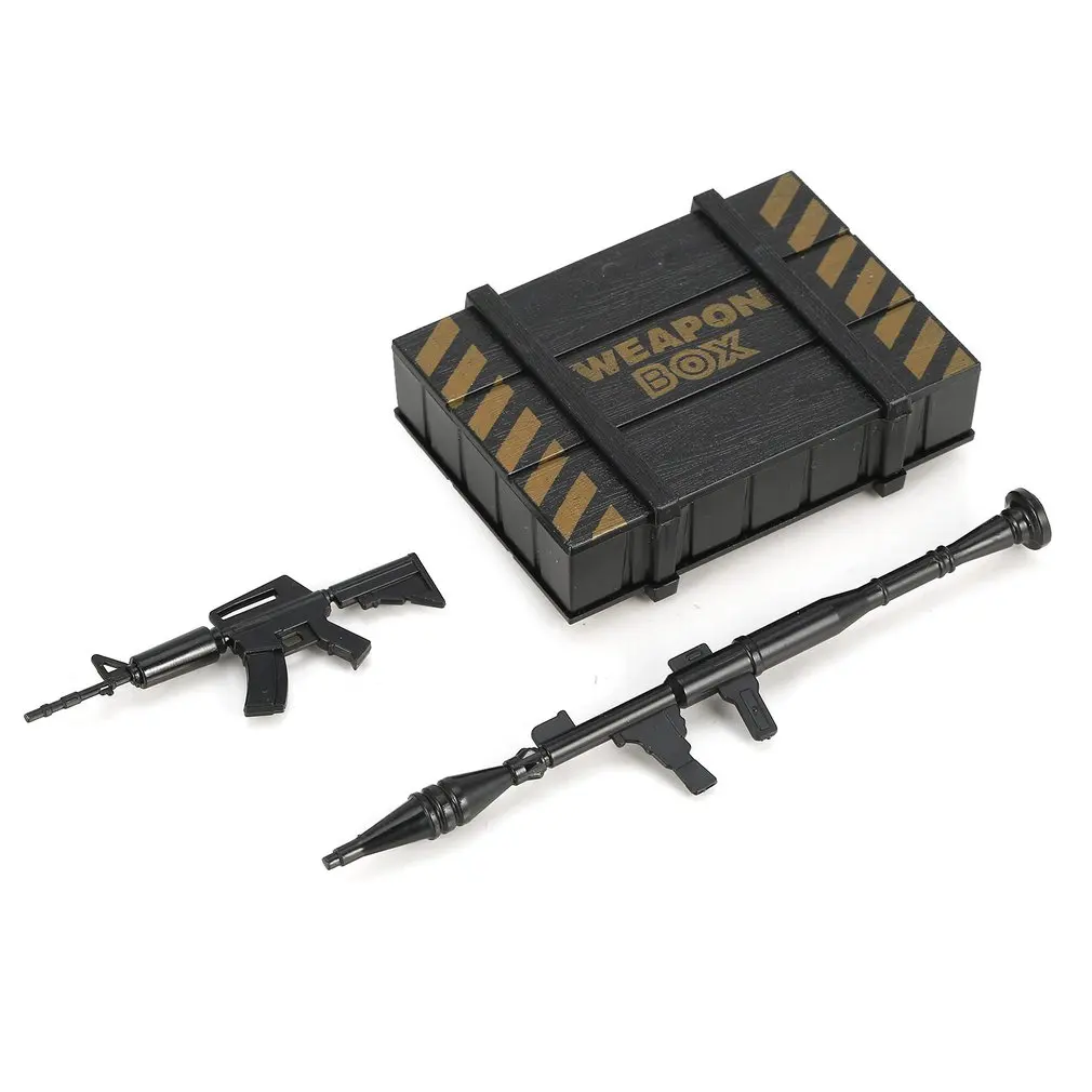 

RC Rock Crawler 1:10 Decor Accessories Plastic Weapon Box for Axial SCX10 Tamiya CC01 Traxxas TRX-4 D90 D110 RC Car Truck zx