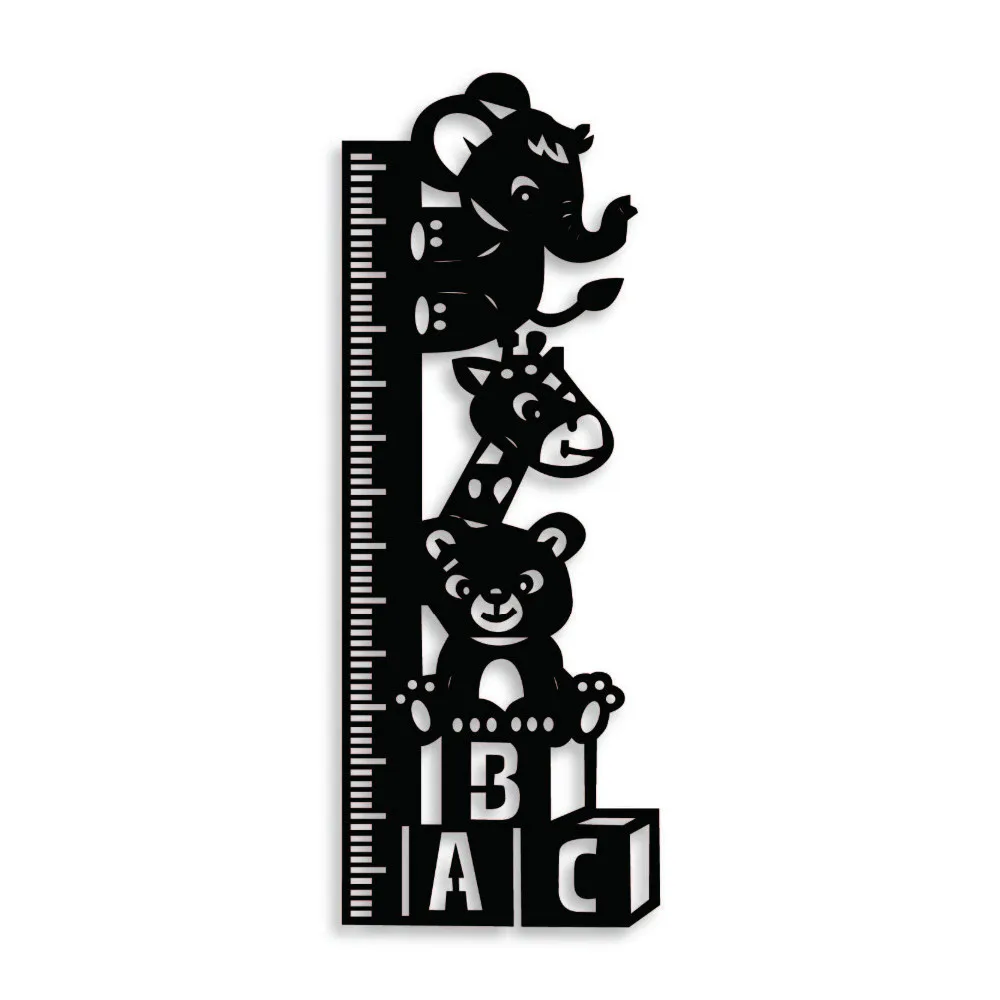 

Ufurty Baby Growth Chart Metal Cutting Dies Stitched DIY Scrapbooking Stamps Craft Embossing Die Cut Making Stencil Template