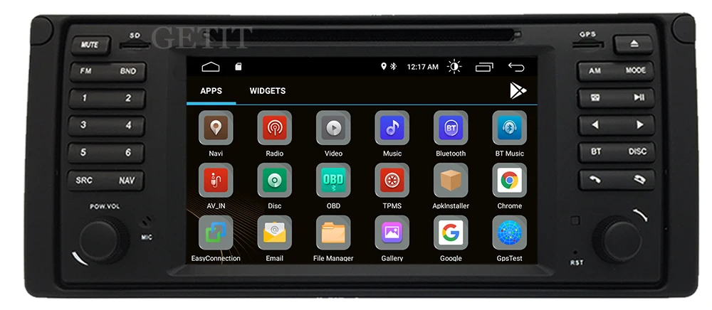 Best Original UI 1 din Android 9.0 Car DVD player for bmw E38 E39 With GPS Bluetooth Radio Steering wheel control Free Camera map 21