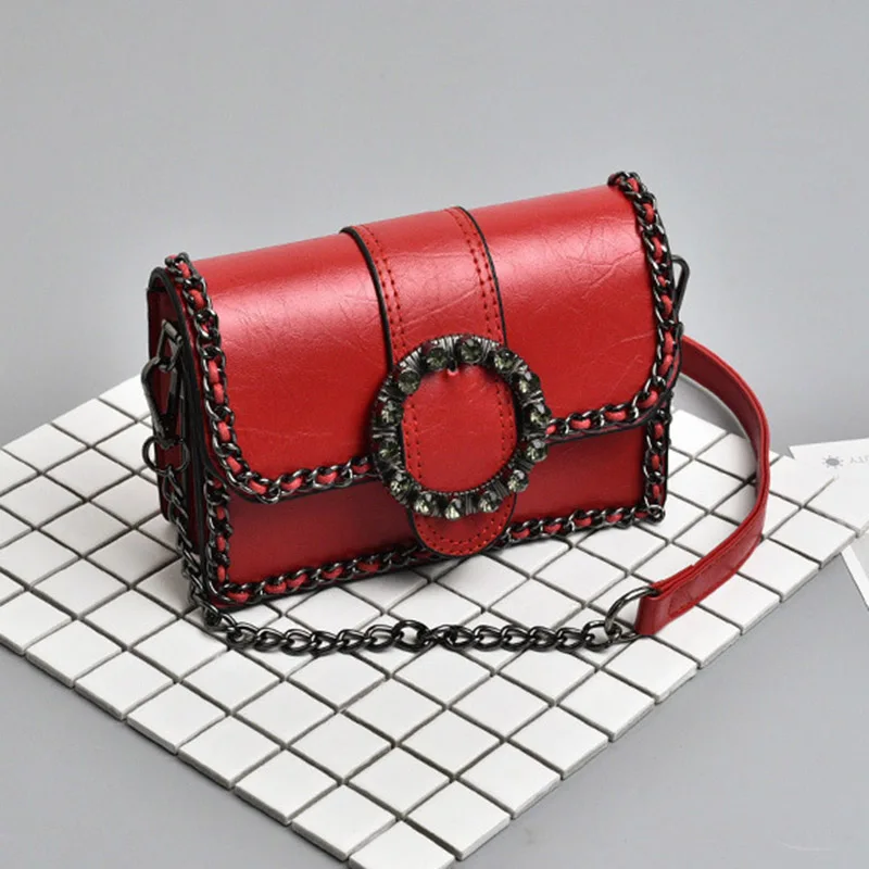 2018 Women Fashion Chain Flap Shoulder Bag Autumn Hot Female INS Popular Handbag Ladies Mini Vacation Crossbody PU BolsaSS3457 (9)