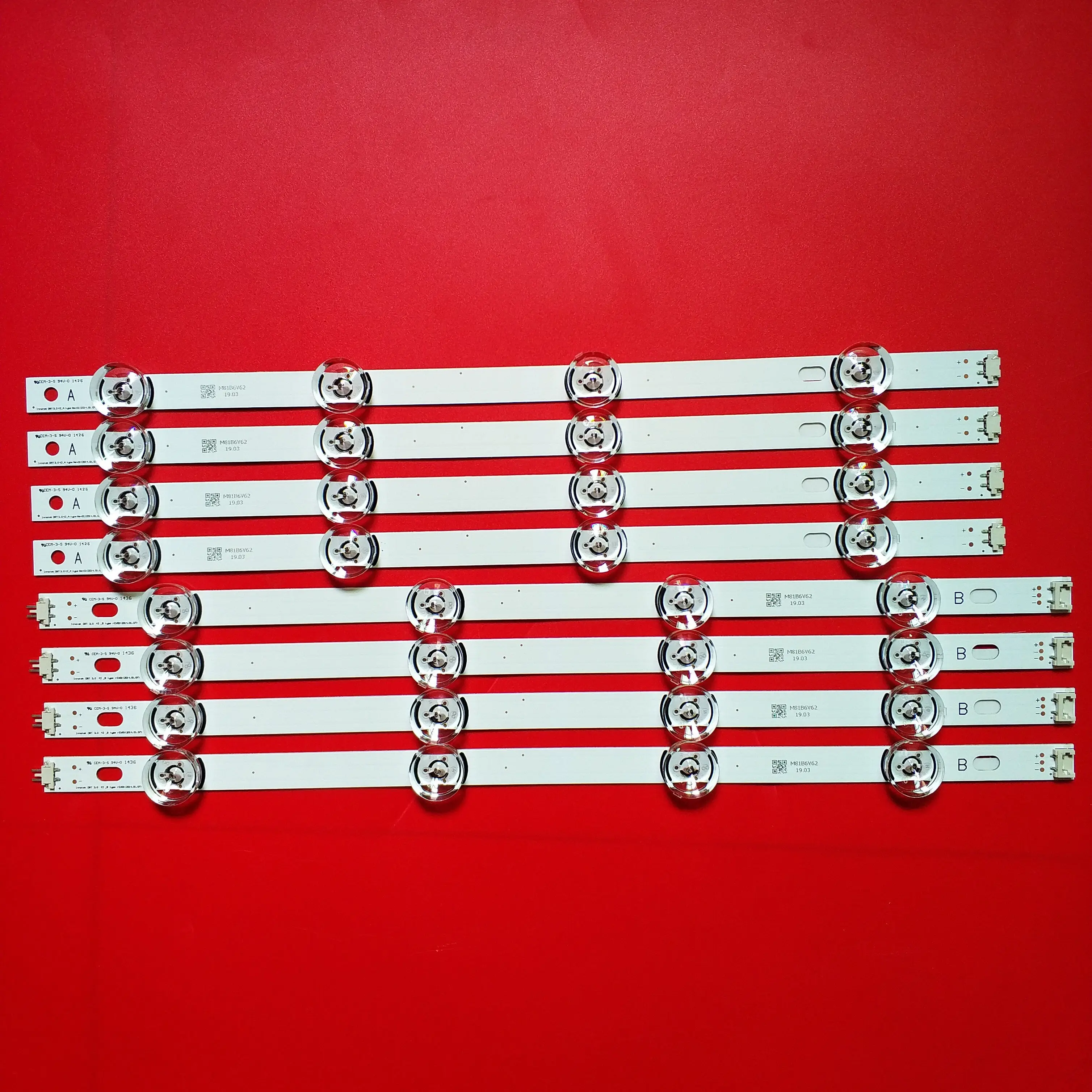 

100% NEW LED Backlight strip 8 leds For LG 42 inch TV INNOTEK DRT 3.0 42" 6916L 1709B 1710B 1957E 1956E 6916L-1956A 6916L-1957A