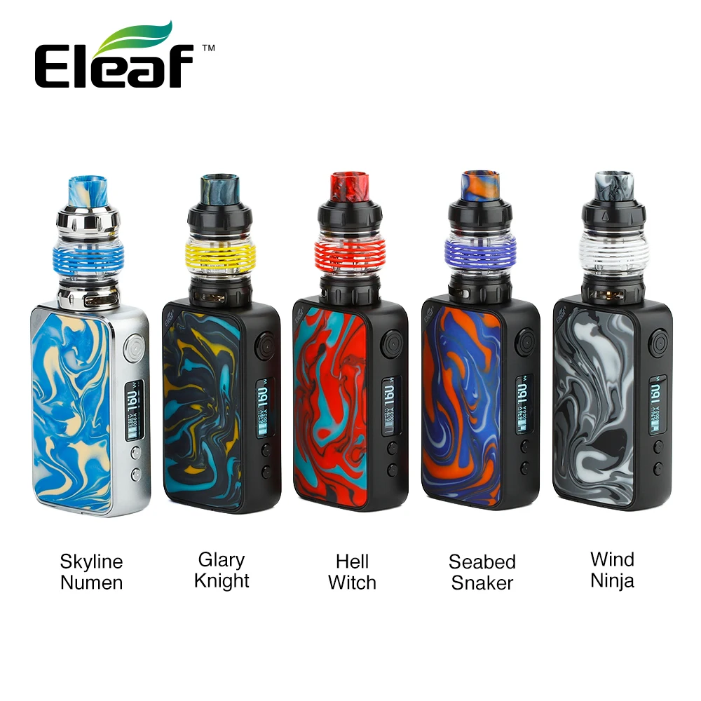 100% оригинал Eleaf iStick Mix Kit wtih 160 Вт Box MOD электронная сигарета Vape 6 5 мл ELLO POP атомайзер с