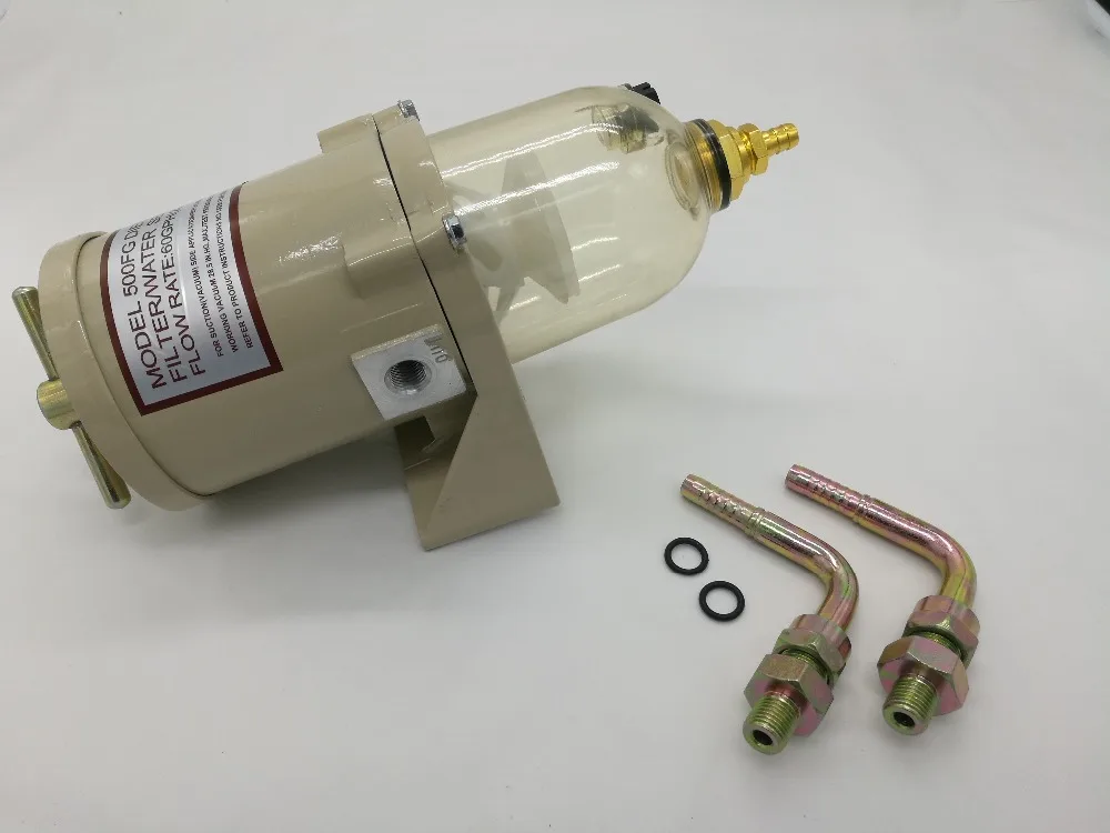 500FG ASSEMBLY FUEL WATER SEPARATOR RACOR FILTER TURBINE DIESEL ENGINE FILTER MARINE SET PARTS INCLUDE 2010PM