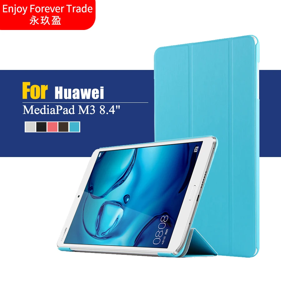 Ultra Thin pu leather Case cover For Huawei MediaPad M3 BTV W09 BTV