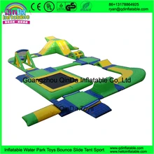 Open Water Inflatable Floating Water Park, Water Sports Park For Sale