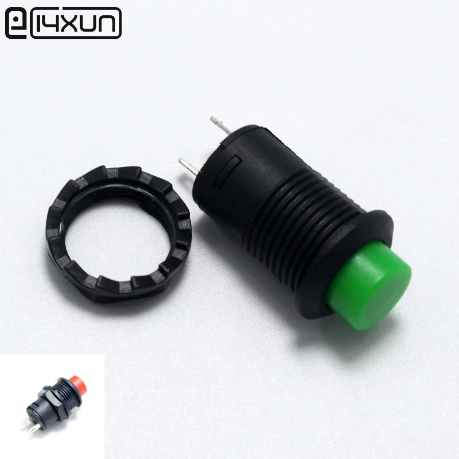 5 шт. DS-425A 425B 2-контактный Маленький кнопочный переключатель PBS-33B 12 мм сброса