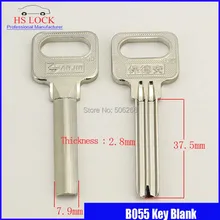 Baodean двери и дом ключа пустой гражданской ключ пустой костюм для вертикального ключевых резки ключи эмбрион B055