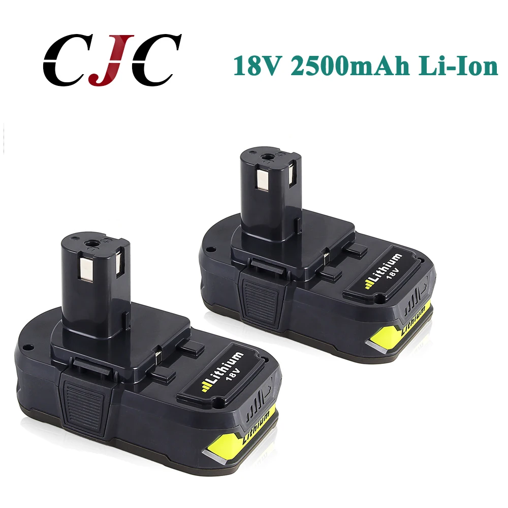 Литий ионный аккумулятор для Ryobi RB18L25 One Plus P103 P104 P105 P108 2 шт. 18 в 2500 мАч|rechargeable