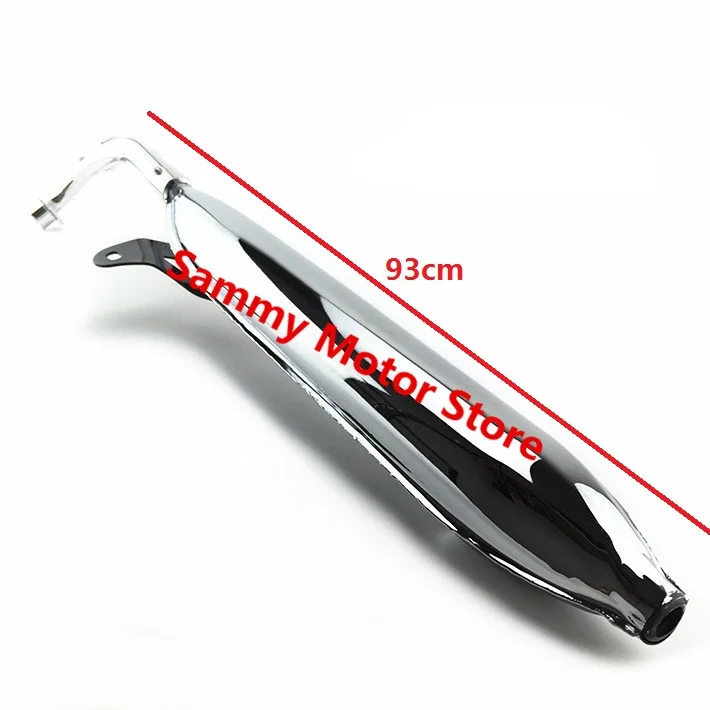 

JIALING JH70 C70 JS48Q Torpedo Shape Pointed Head Retro Vintage Silencer Pipe Motorcycle Exhaust Muffler