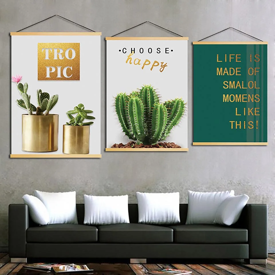 Wall-Art-Nordic-Style-Canvas-Cactus-Potted-Letter-Pictures-Modern-Painting-Print-Poster-Solid-Wood-Hanging.jpg_640x640 -  (2)