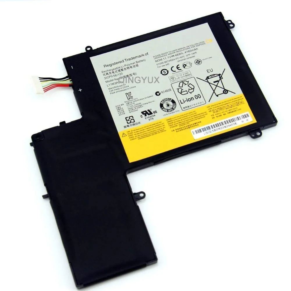 QINGYUX 11 1 V 46Wh 4160mAh L11M3P01 Аккумулятор для ноутбука IdeaPad U310 Series Notebook 3ICP5/56/120 MAG66GE 4375-64G |