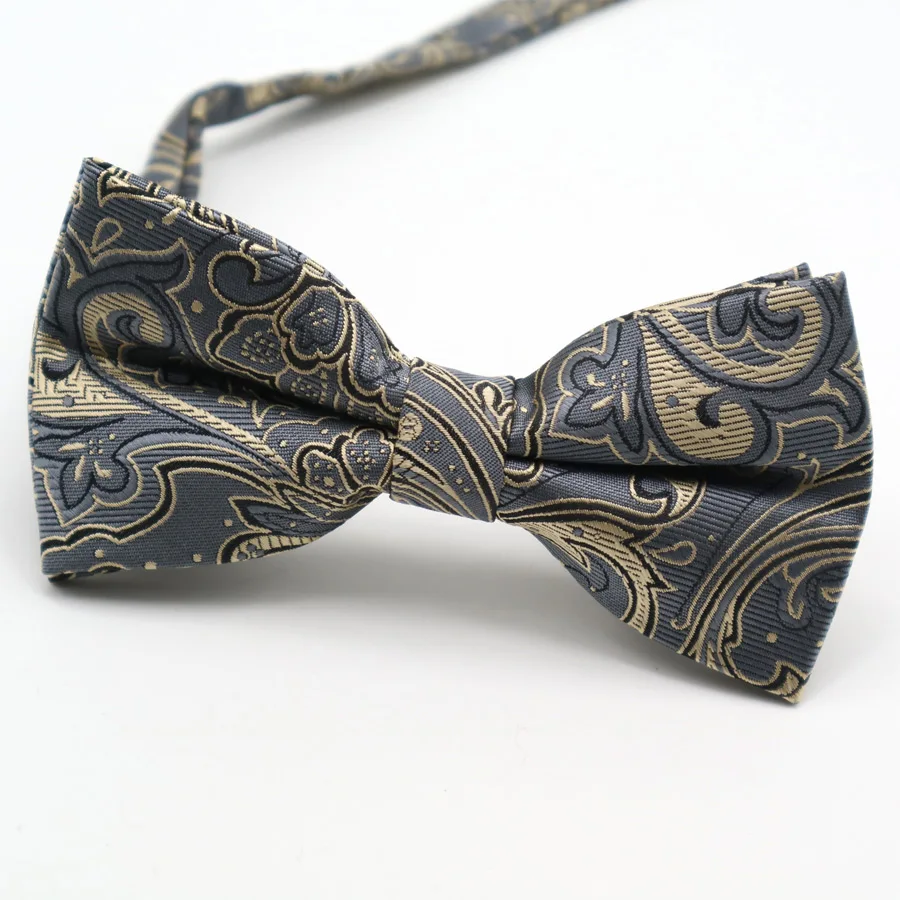 Модные Для мужчин полиэстер Шелковый Полосатый горошек смокинг Bowties мужские галстуки; Свадебная вечеринка бабочкой классические Регулируемая бабочка - Цвет: BC-04