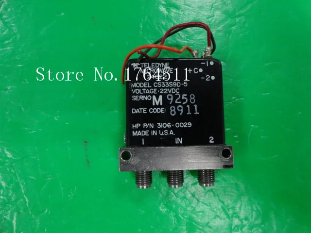 

[BELLA] TELEDYNE CS33S9D-5 22V SMA RF -