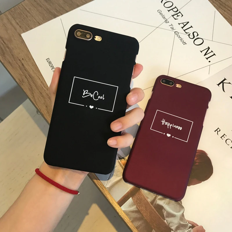 Lovebay Модный чехол для телефона с надписью «Красное вино» для iPhone X, XR, XS, Max, 8, 7, 6, 6s Plus, милые Жесткие ПК-Чехлы с забавными мультяшными буквами