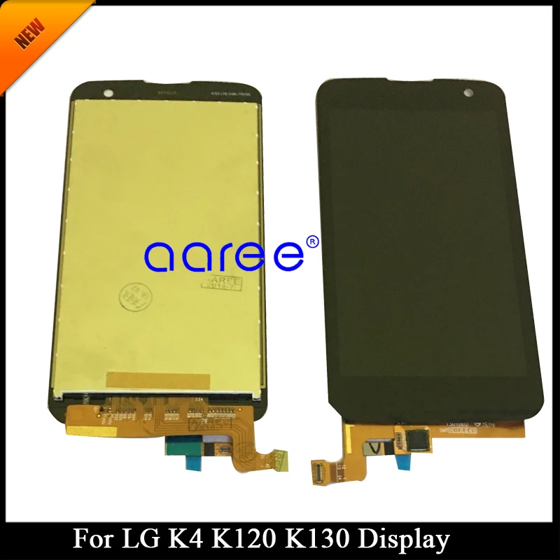ЖК-дисплей для LG K4 K120 тестированный класса AAA K130 сенсорный экран дигитайзер в
