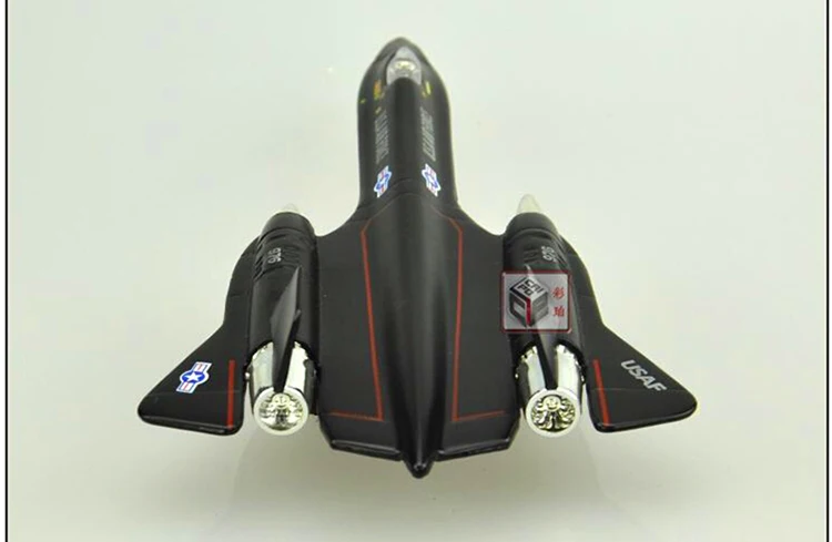 Игрушка черная птица SR-71 модель истребителя высокая высота высокая скорость исследования модель самолета полная спина функция дети хобби игрушки