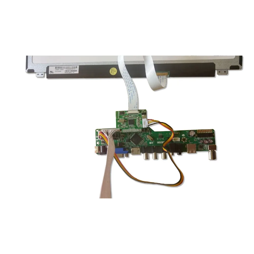 Плата контроллера VGA EDP светодиодный комплект lcd монитор HDMI для NV140FHM-N31/N32 30pin 1920X1080 панель