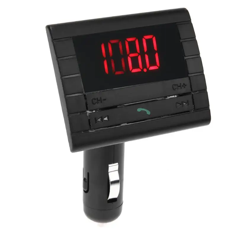 

VODOOL Car Auto LCD Wireless Bluetooth Car FM Transmitter USB Charger MP3 Player Handsfree with Remote Car Styling Accessories