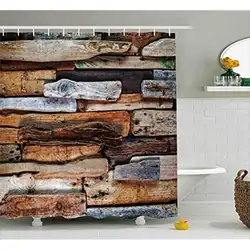 Vixm driftwwood Декор занавеска для душа деревянная тема driftwwood и узелочные доски винтажная декоративная цифровая ткань занавеска для ванной s