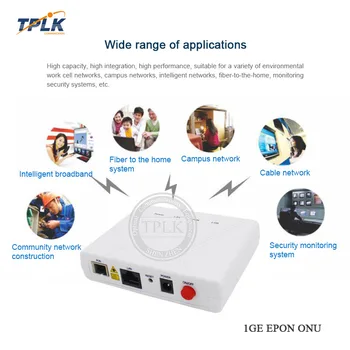 

2019 Hottest compatible Hua wei ZTE ONU OLT 10PCS TYPE1 1GE EPON ONU ONT with 1GE Ethernet Port custom LOGO