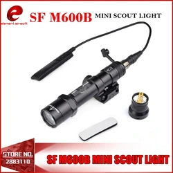 Element-pistola táctica SF M600B, luz LED, linterna potente para Rifle Airsoft, linterna para explorador, caza, SurefiEX410