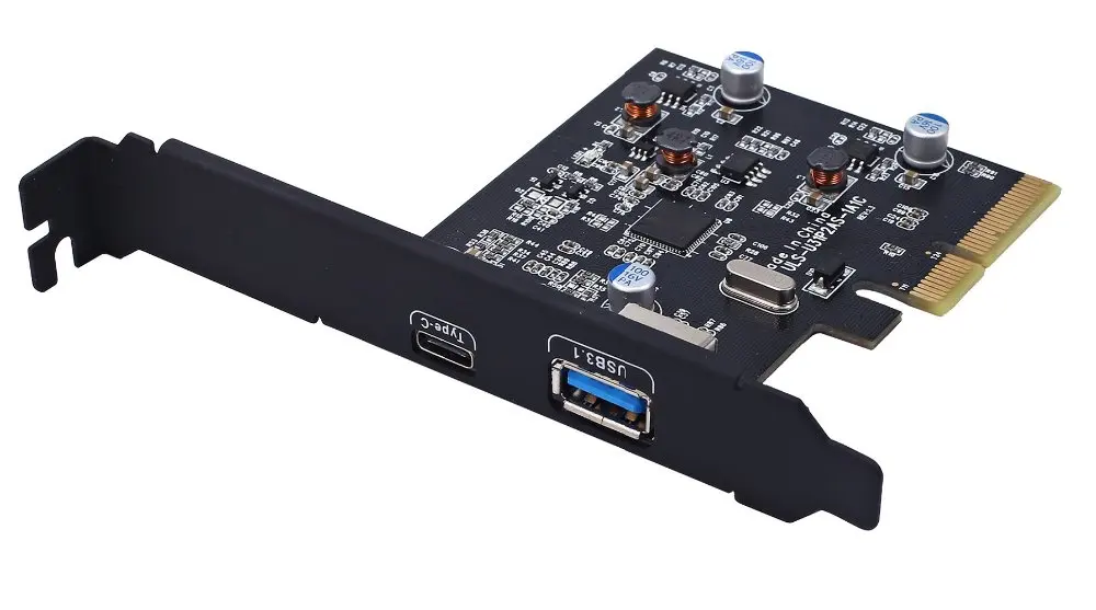 PCI E PCI Express to USB 3.1 Gen 2 (10 Gbps) Type A+Type C