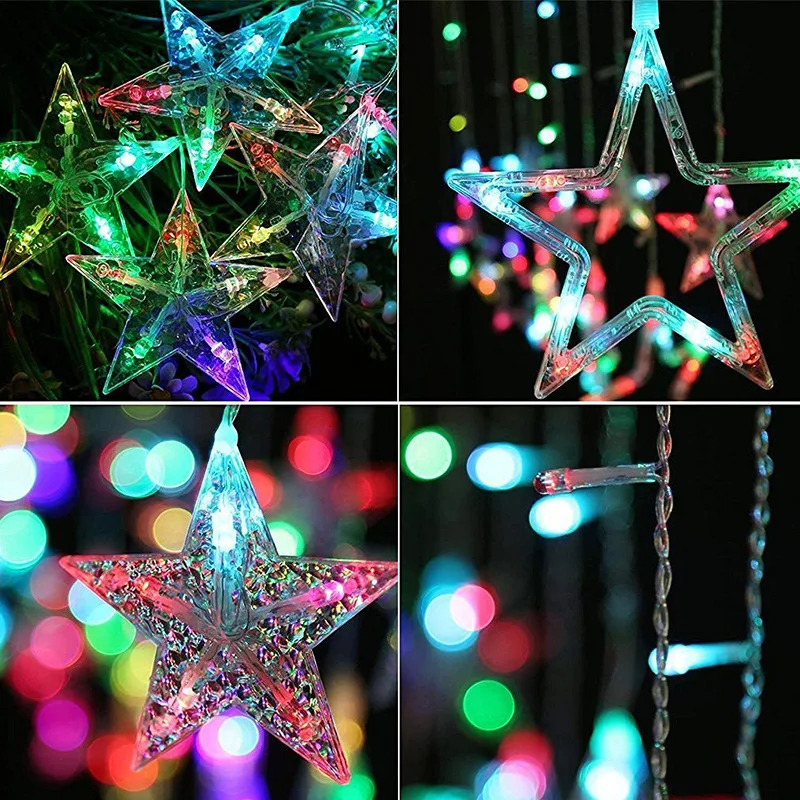 Holiday-168-Leds-String-Light-Fairy-Star-Curtain-String-100-240V-Garland-Light-For-Wedding-Party (2)